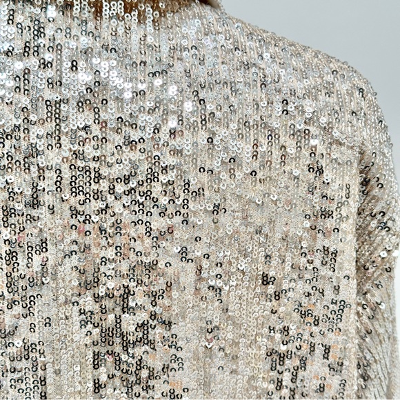BB DAKOTA Shimmer Sequin Shirt Jacket - Picture 13 of 14